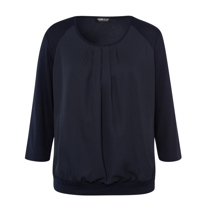 Frank Walder blouse shirt blauw